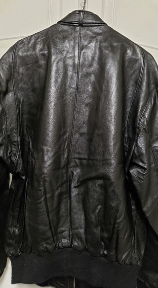 Members only leather Avirex jacket - Picture 2 of 3
